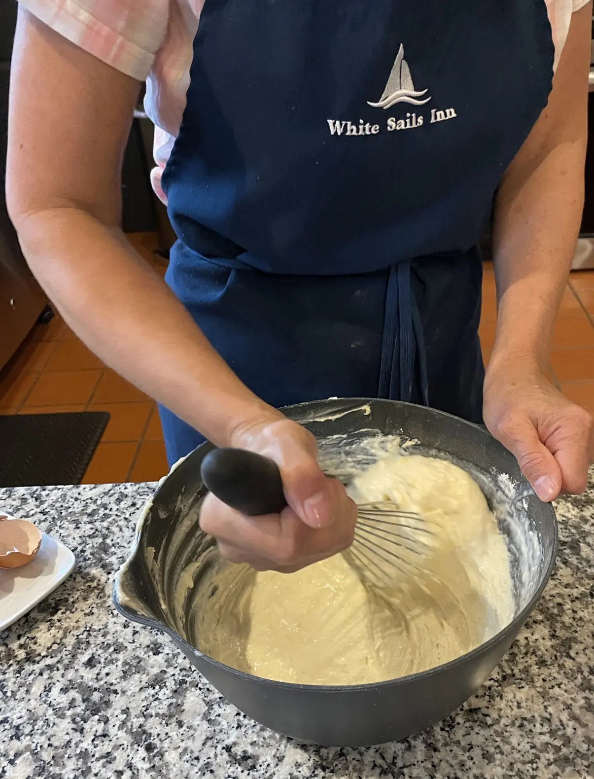 Making fresh breakfast